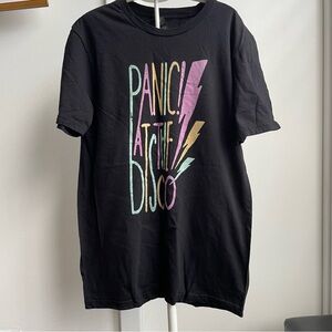 Panic! At The Disco Black Graphic Band Tee